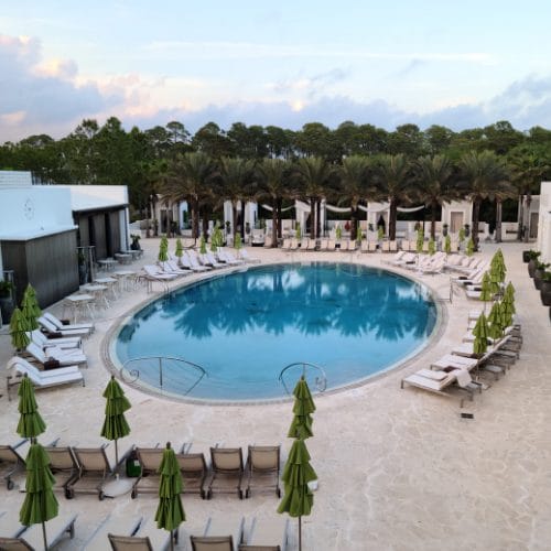 Caliza Restaurant and Pool Within Alys Beach Resort