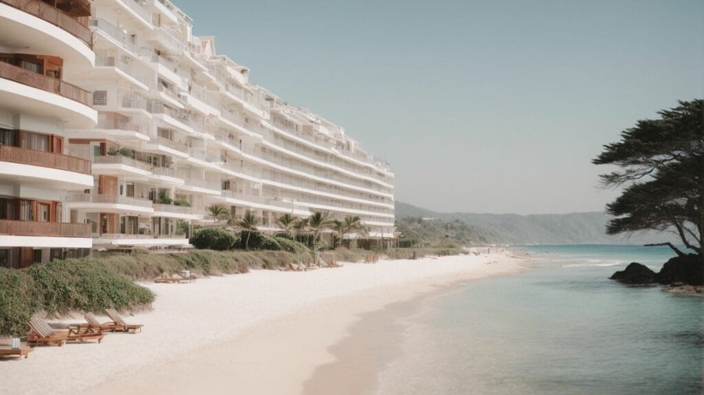 Beachfront hotel on 30A with water views.