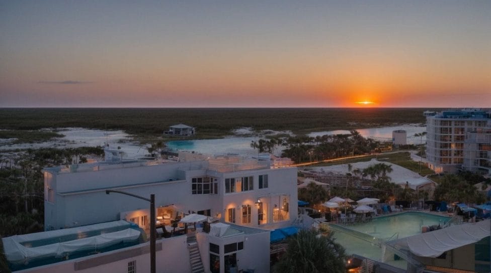 723 Whiskey Bravo Rooftop Bar - 30A Sunset Viewing Spots 