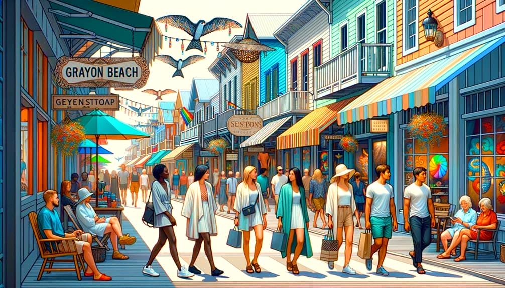 boutiques in coastal town