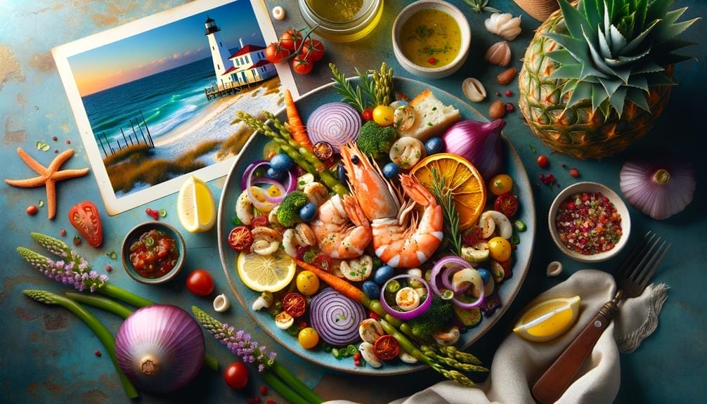 delicious dishes in rosemary beach