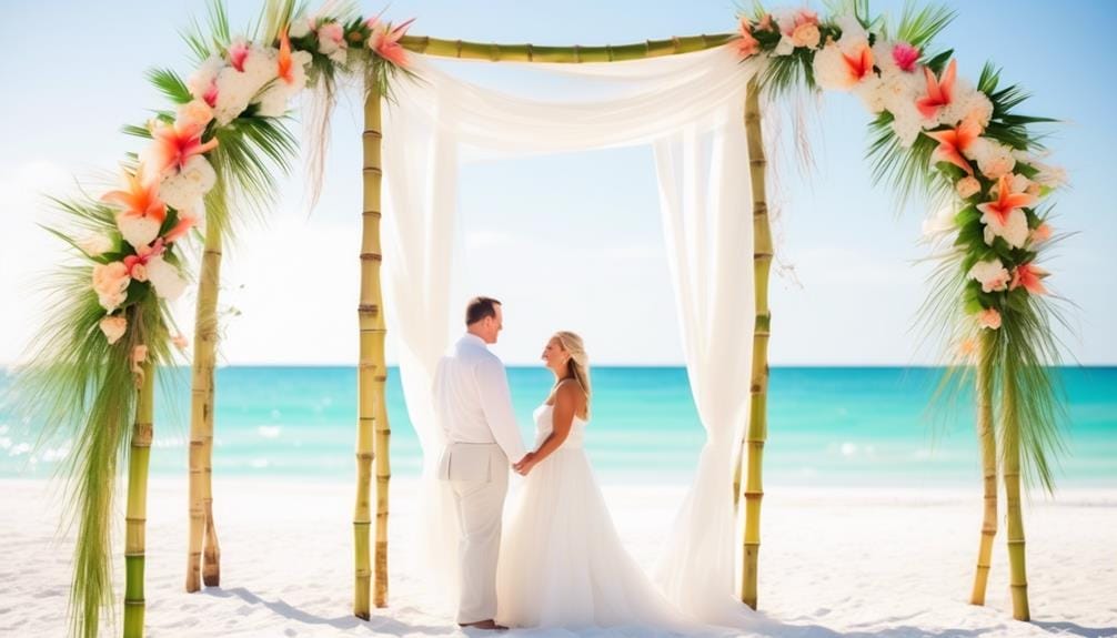 dreamy 30a beach wedding