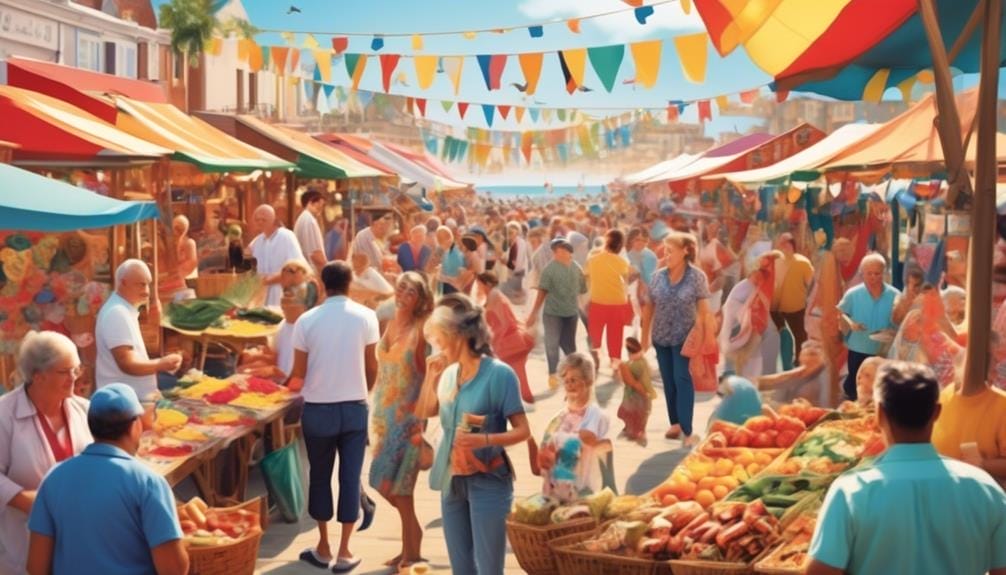 lively music and performances