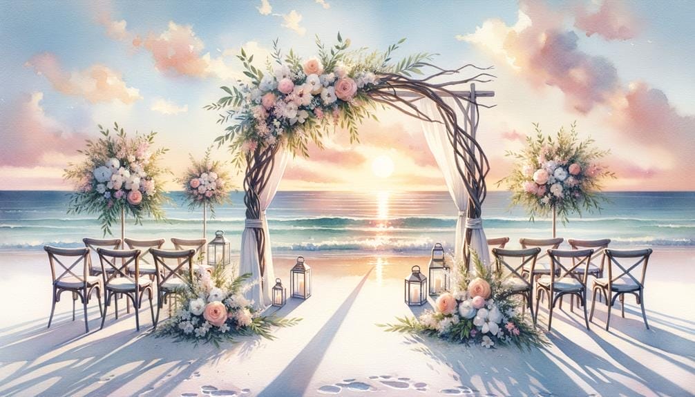 scenic weddings in watercolor