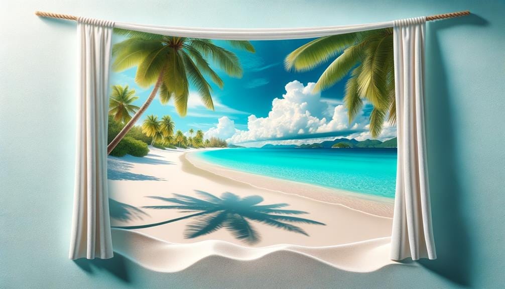 stunning white sand beaches