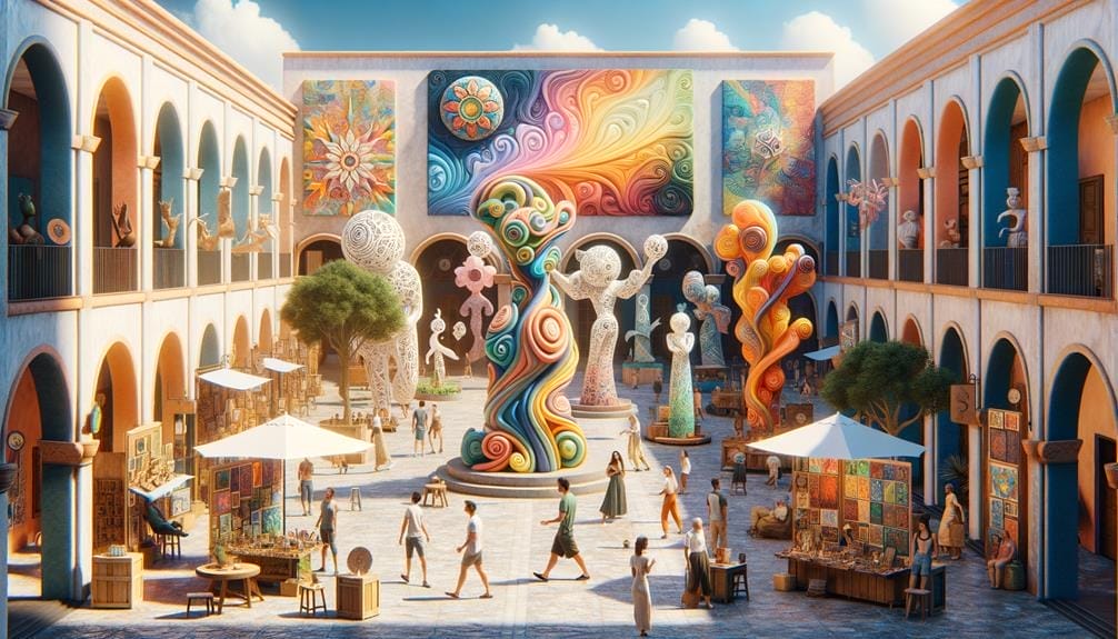 vibrant art community in alys beach