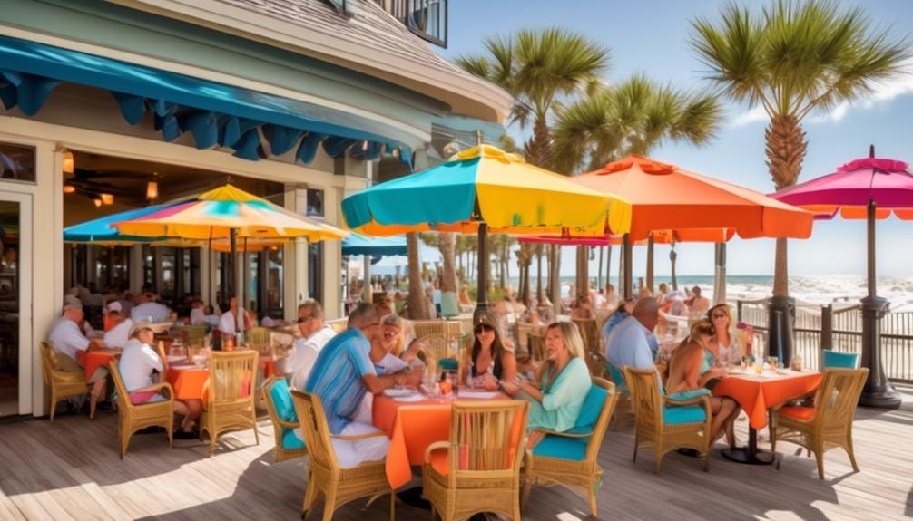 vibrant cuban inspired beach restaurant